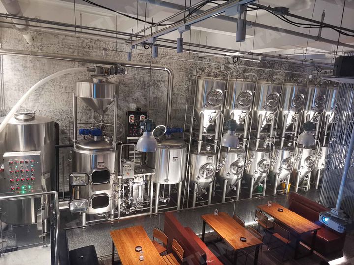 Tiantai Beer Brewing Equipment: Some Solutions for Limited Space in Breweries